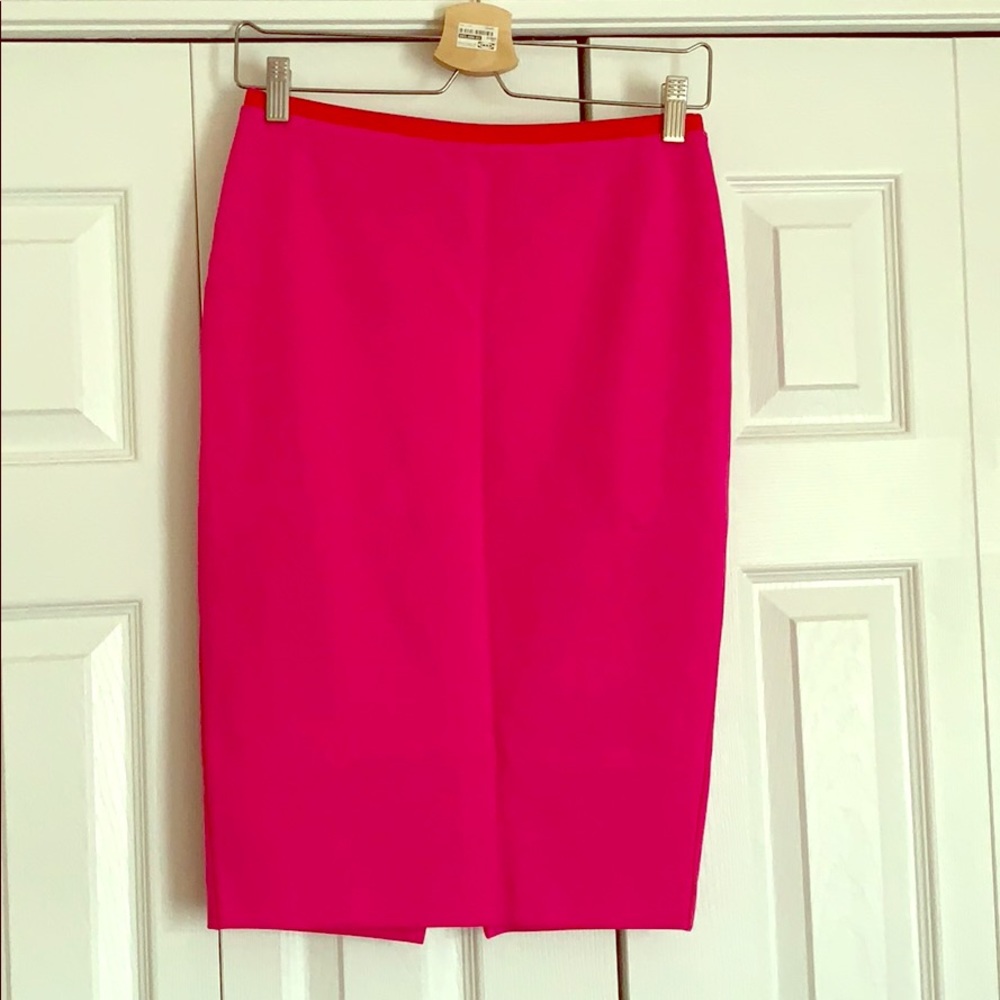 Boden Hot Pink Hampshire Ponte Skirt, 4R